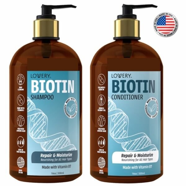 lovery Biotin Shampoo and Conditioner Gift Set (1)