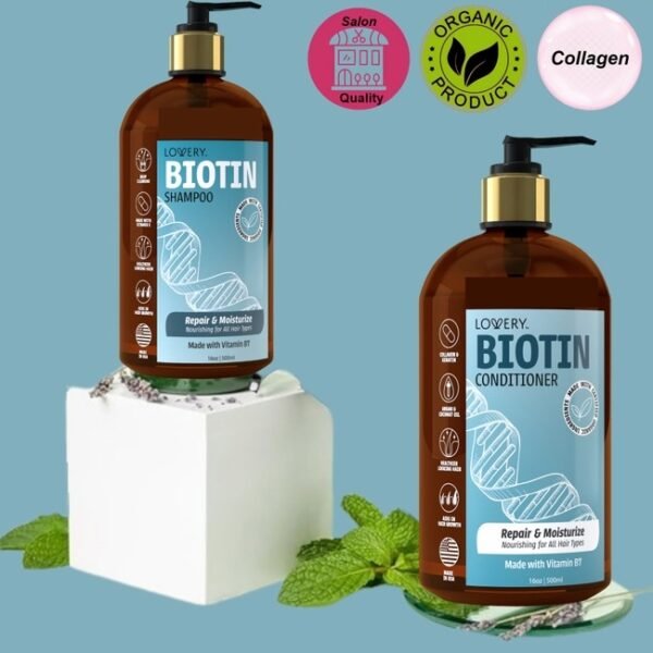 lovery Biotin Shampoo and Conditioner Gift Set (1)