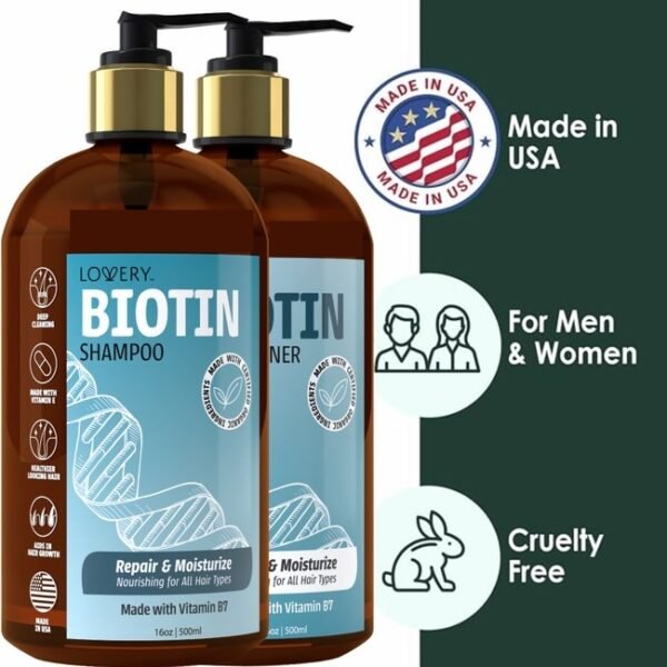 lovery Biotin Shampoo and Conditioner Gift Set (1)